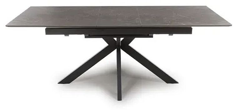 Galaxy Extending Dining Table - Brown Ceramic - 6-8 Seater - 160cm-200cm