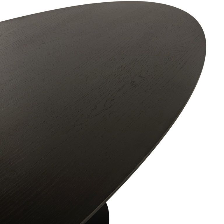 Gordon Dark Wood 10 Seater Oval Pedestal Dining Table
