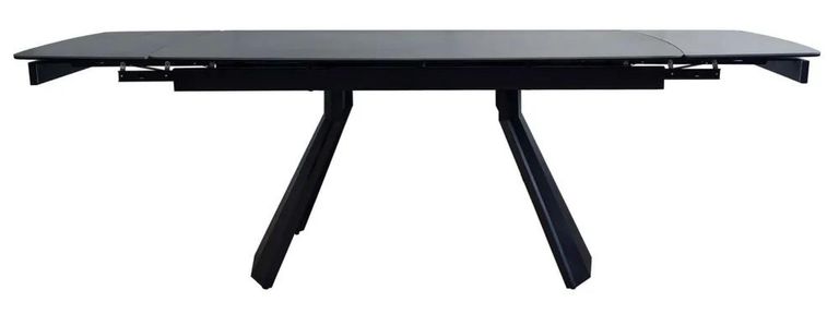 Kinston Dining Table - 6-12 Seater - 160cm-240cm - Black Ceramic - Extending