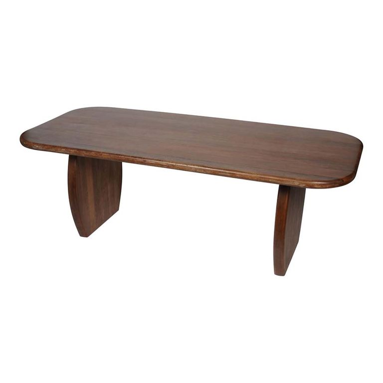 Monterey Dining Table - Dark Wood - 8 Seater - 220cm