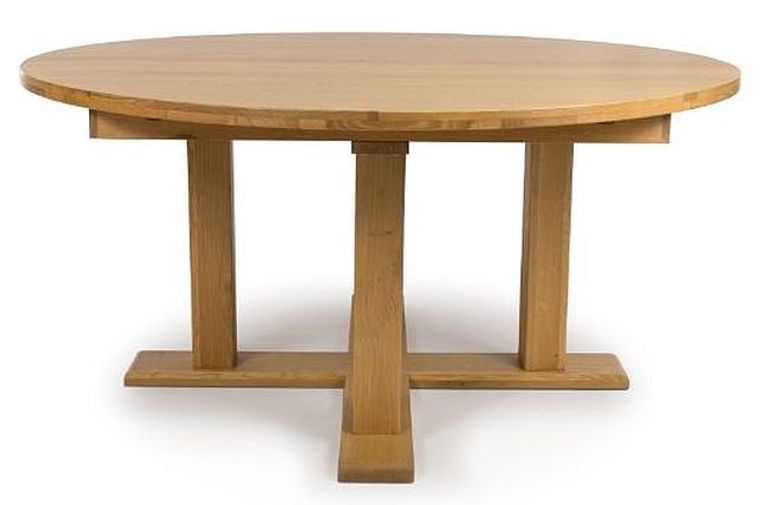 Madrid Dining Table - Oak - 6 Seater - 160cm - Round