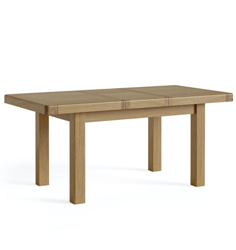 Normandy Extending Dining Table - 4-6 Seater - 140cm-185cm - Oak