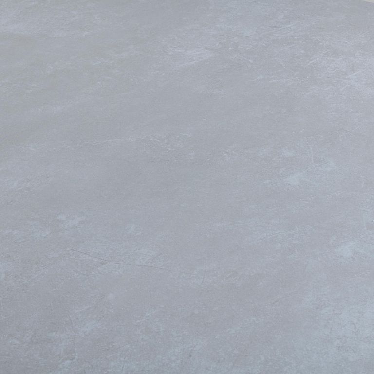 Novara Round Dining Table - 4 Seater - 130cm - Grey Ceramic - Black Star Base