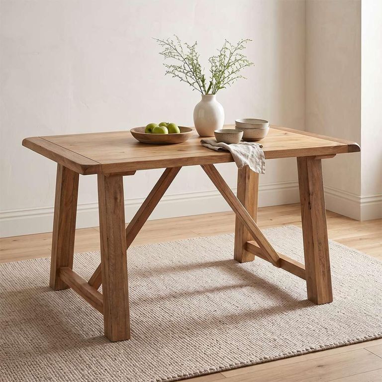 Odisha Natural Mango Wood 135cm 4 Seater Dining Table