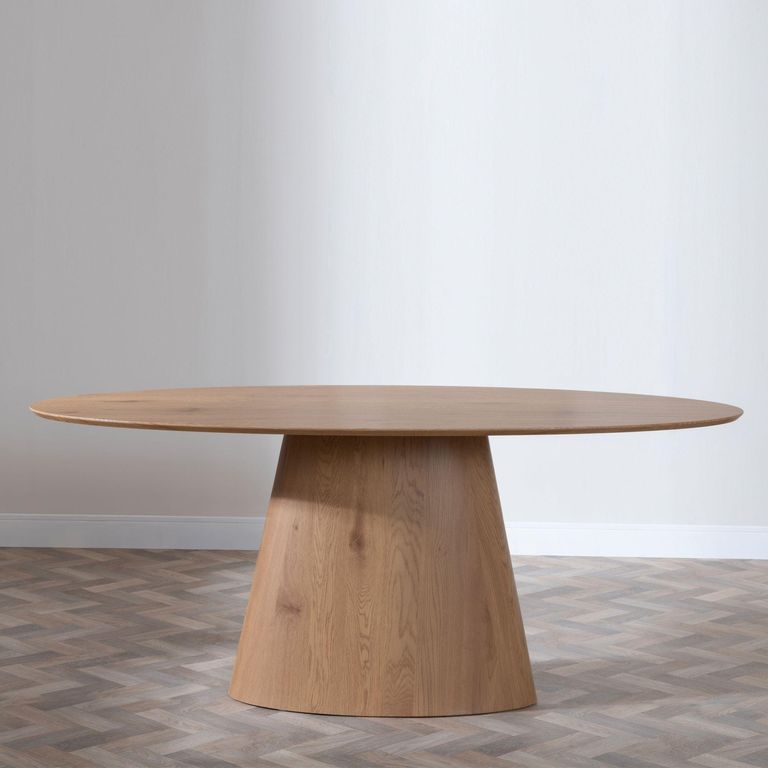 Palma Oval Dining Table - 6 Seater - 180cm - Oak