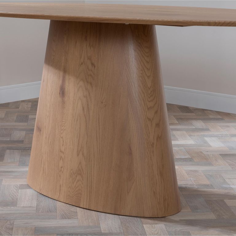 Palma Oval Dining Table - 6 Seater - 180cm - Oak