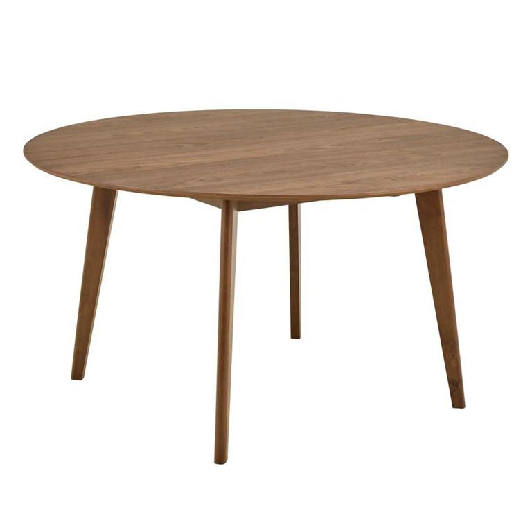Roxby Round Dining Table - 6 Seater - 140cm - Walnut