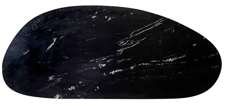 Trocadero Black Marble 8 Seater Dining Table with Spider Legs