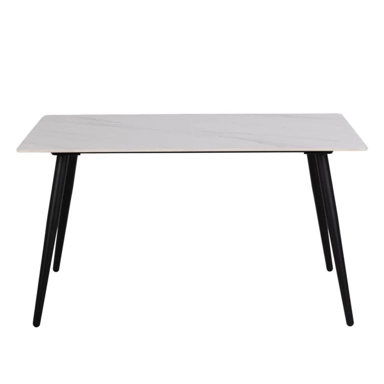 Wicklow Dining Table - 4 Seater - 140cm - White Ceramic