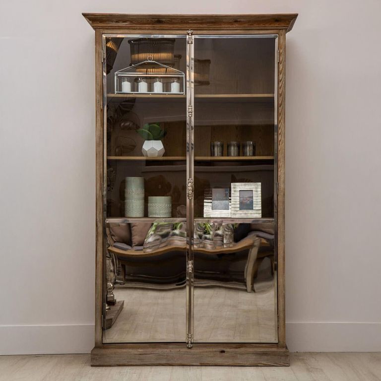 Richmond Display Cabinet - 2 Door - Tall - Pine