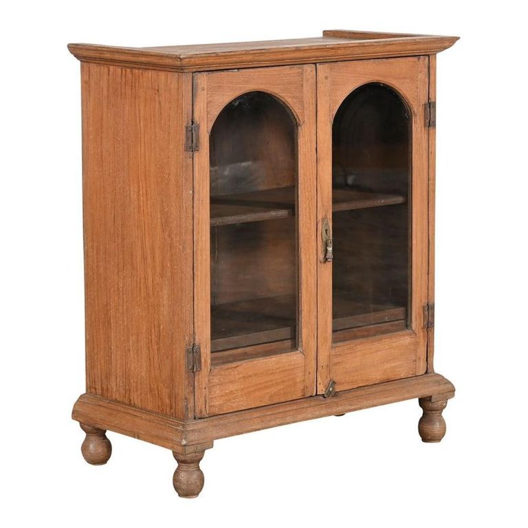 Handcrafted Display Cabinet - Arch - 2 Door - Glass and Wood