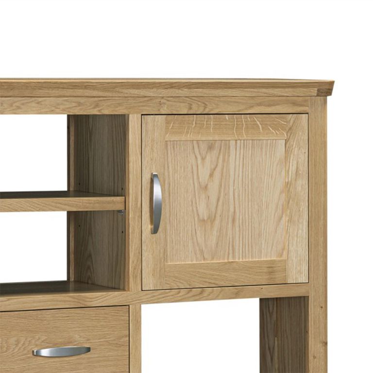Treviso Oak Display Unit - 2 Door