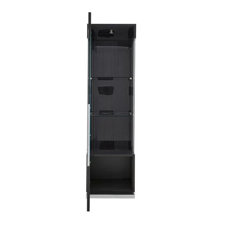 Montecarlo Display Cabinet - 1 Door - Left - Grey Koto High Gloss