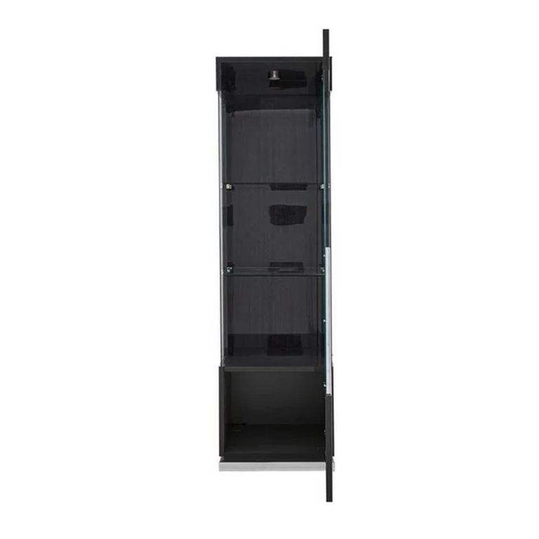 Montecarlo Display Cabinet - 1 Door - Right - Grey Koto High Gloss