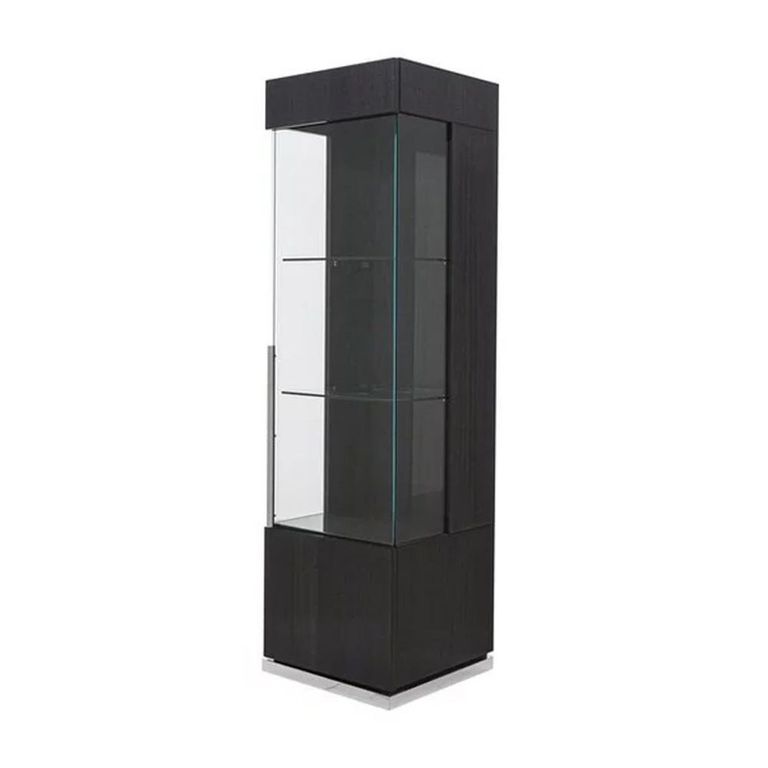 Montecarlo Display Cabinet - 1 Door - Right - Grey Koto High Gloss