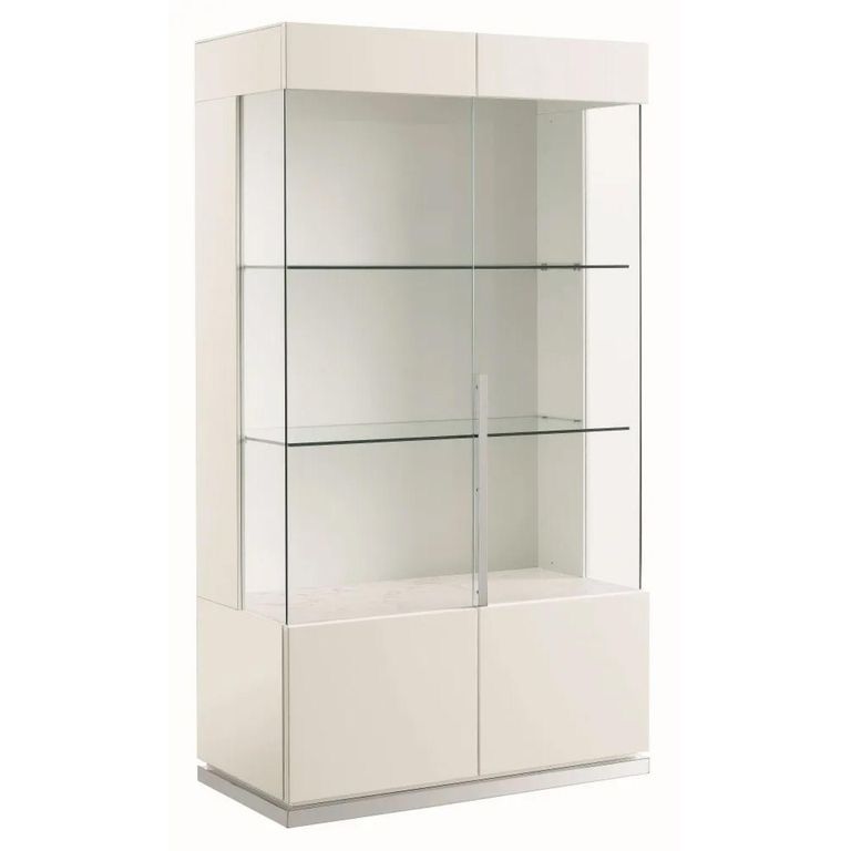 Canova Display Cabinet - 2 Door - White Gloss
