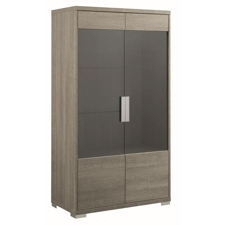 Tivoli Display Cabinet - 2 Door - Grey Wood