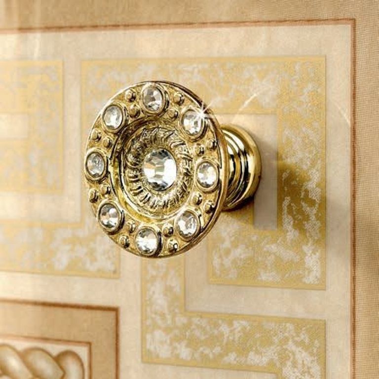 Aida Corner Display Cabinet - Ivory