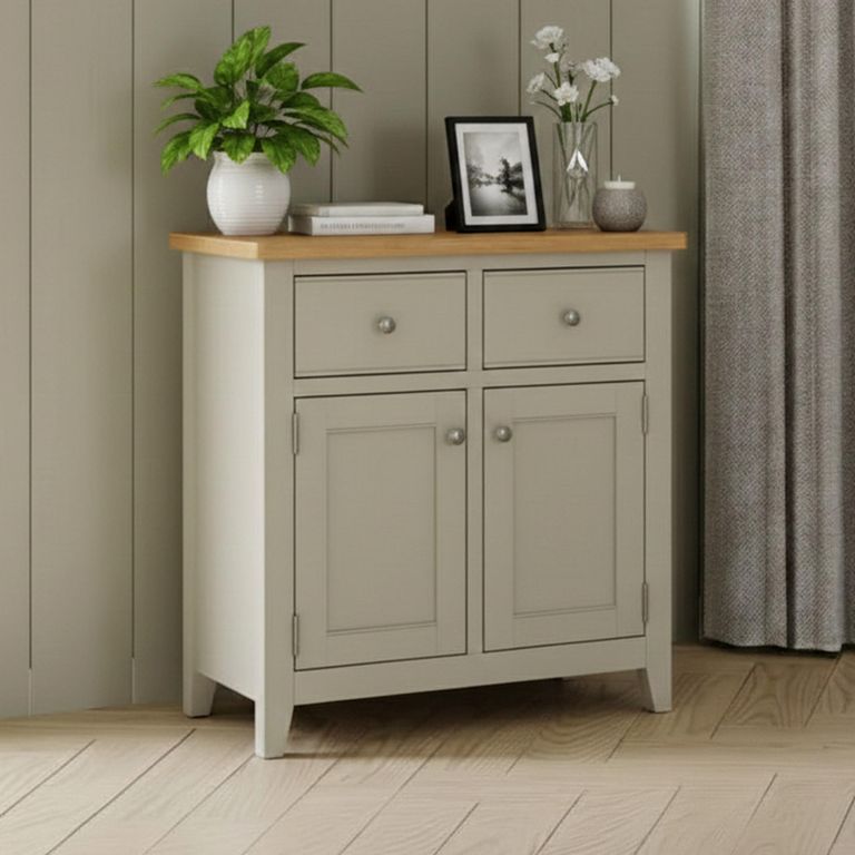 Arden Grey Painted 90cm Small 2 Door Sideboard