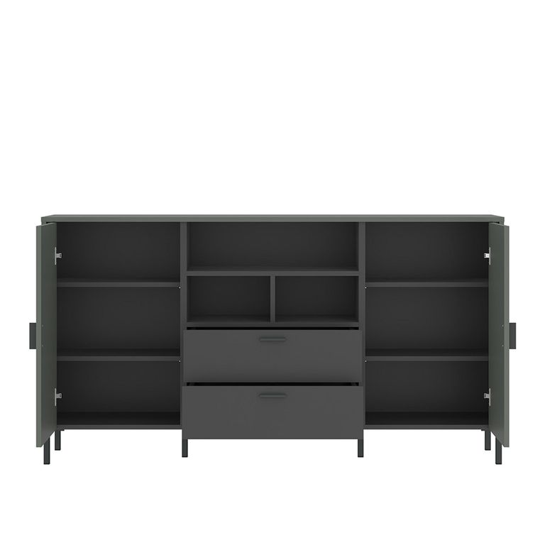 Arundel Sideboard - 2 Door - 2 Drawer - Medium - Green