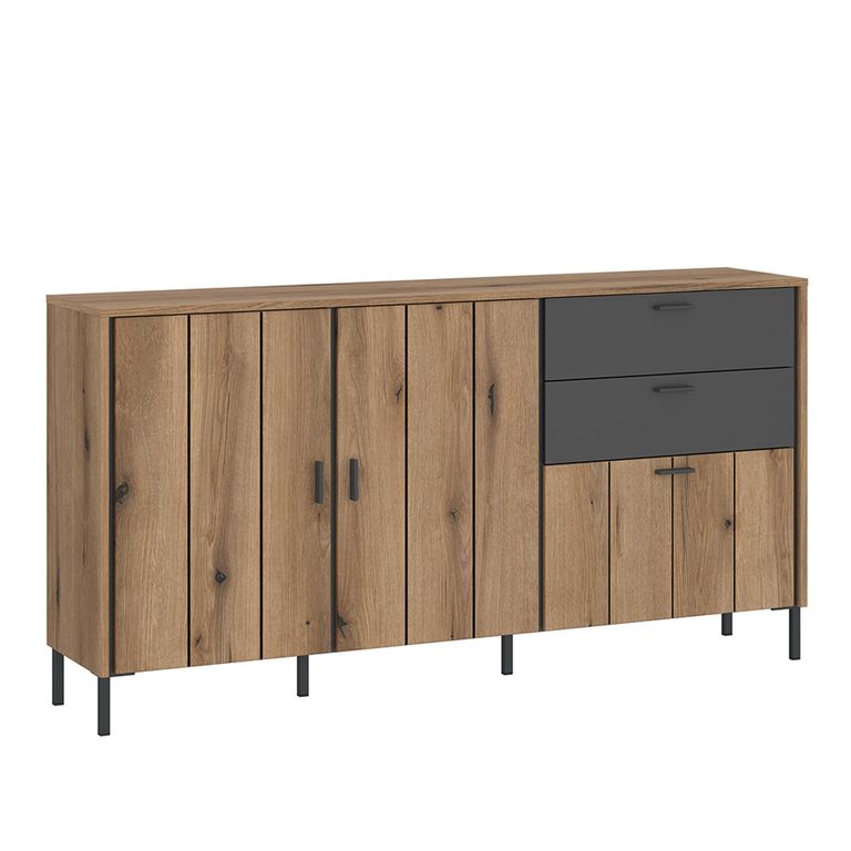 Arundel Sideboard - 2 Door - 2 Drawer - Medium - Oak