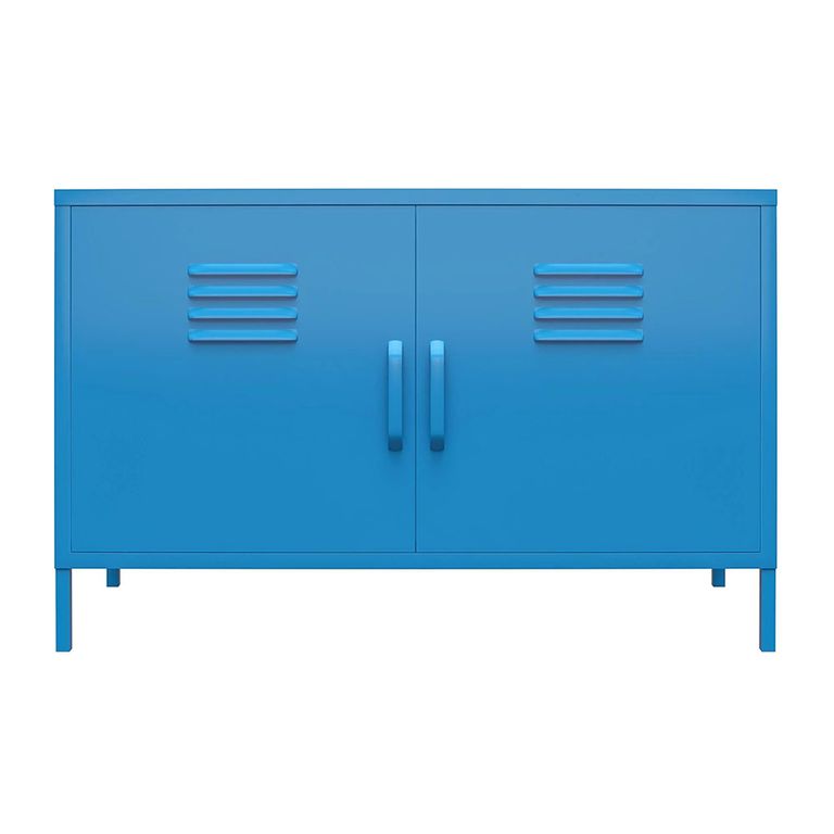 Novogratz Cache Accent Sideboard - Blue Locker - 2 Doors - 4012810COMNUK