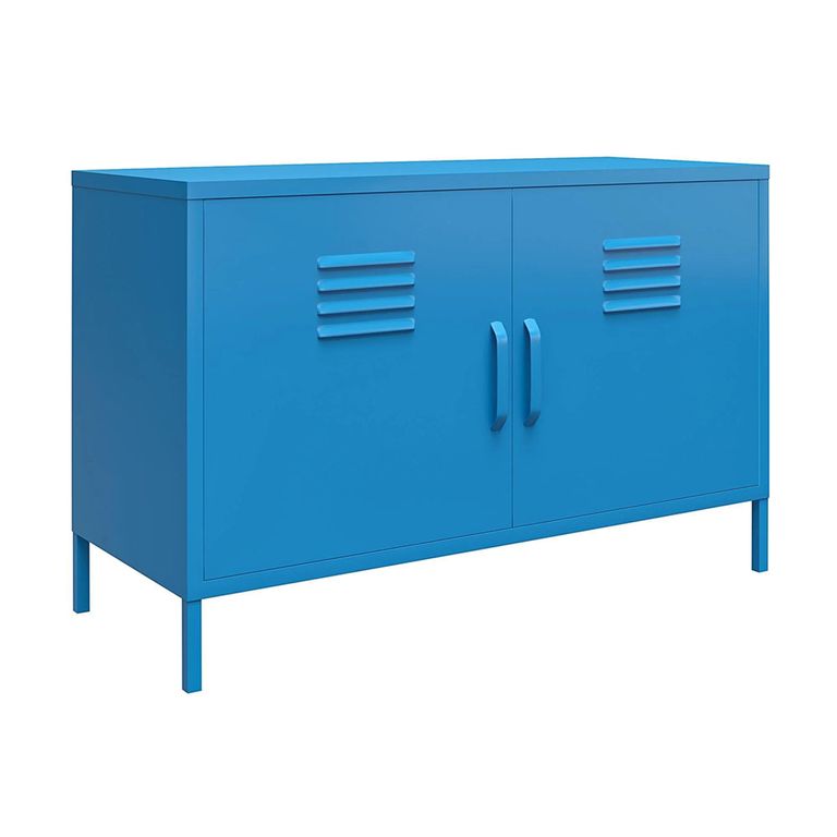 Novogratz Cache Accent Sideboard - Blue Locker - 2 Doors - 4012810COMNUK