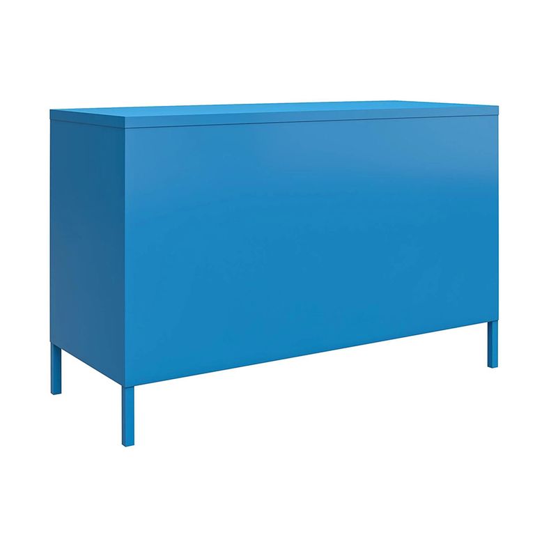 Novogratz Cache Accent Sideboard - Blue Locker - 2 Doors - 4012810COMNUK
