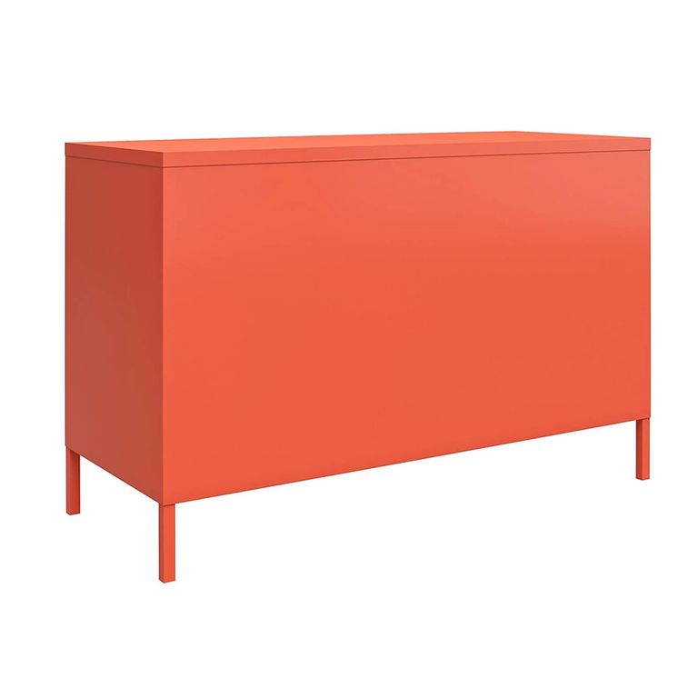Novogratz Cache Accent Sideboard - Orange Locker - 2 Doors - 4012813COMNUK