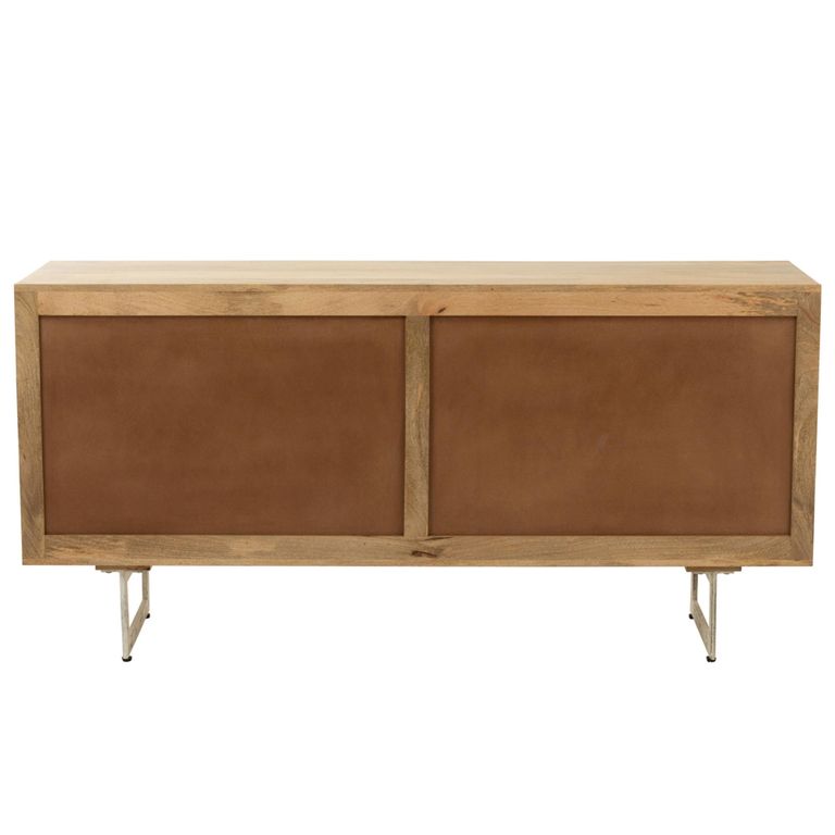 Sideboard - 4 Door - Large - Natural Rattan Mango Wood