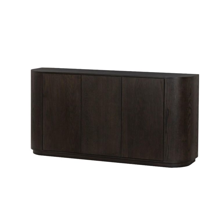 Novero Curved Sideboard - 2 Door - Large - Espresso Oak