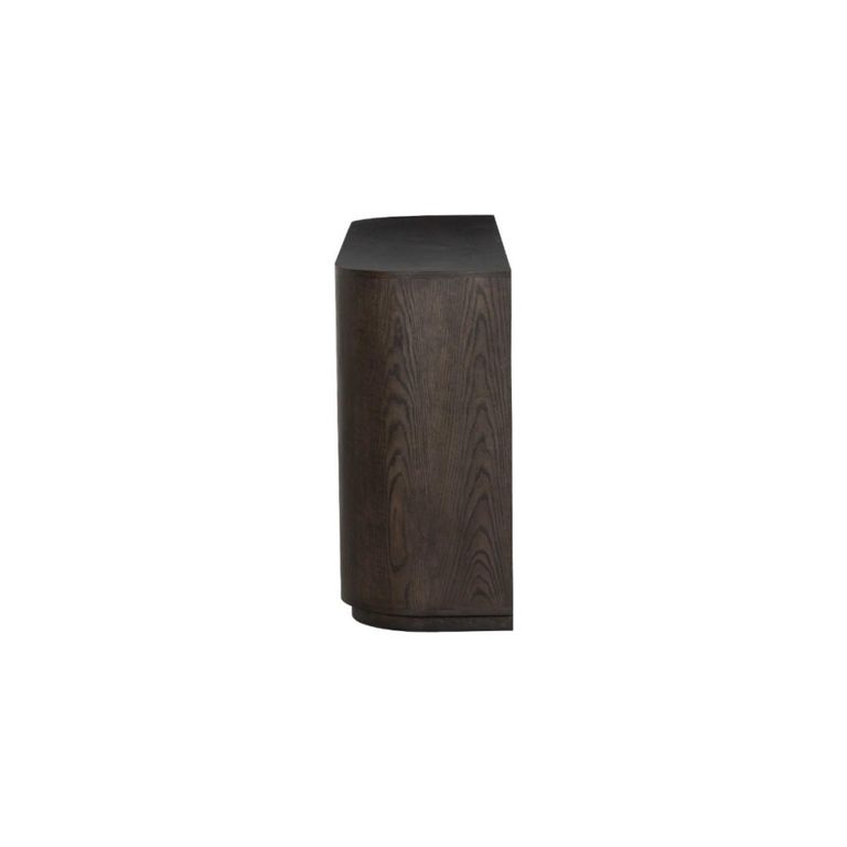 Novero Curved Sideboard - 2 Door - Large - Espresso Oak