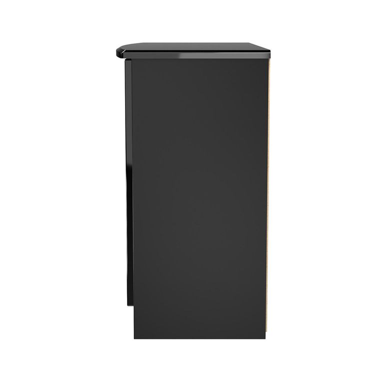 Knightsbridge Sideboard - Small - 3 Doors - Gloss Black
