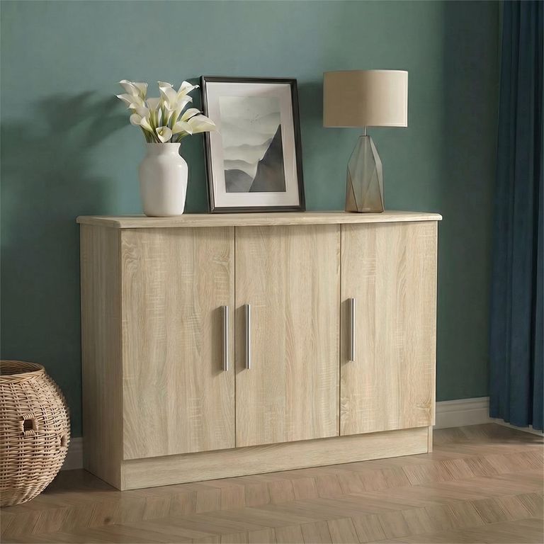 Knightsbridge Sideboard - Small - 3 Doors - Oak