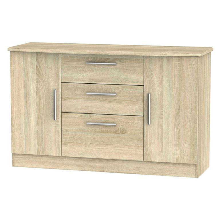 Knightsbridge Sideboard - Medium - 2 Doors - Oak