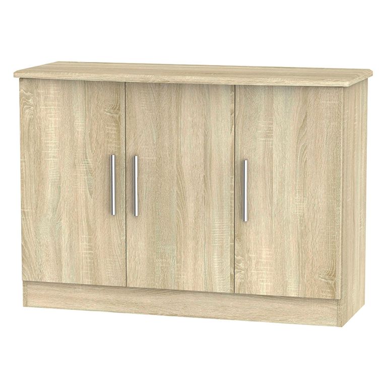 Knightsbridge Sideboard - Small - 3 Doors - Oak