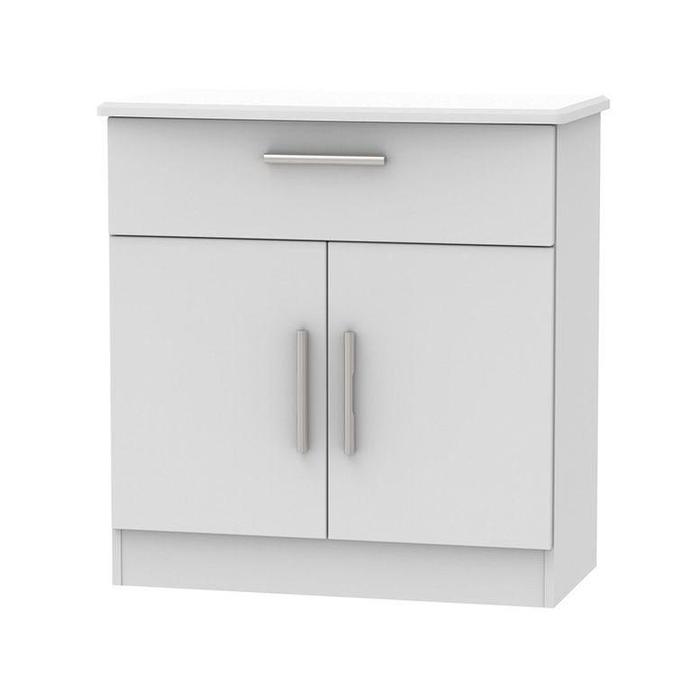 Knightsbridge Compact Sideboard - 2 Doors - Grey