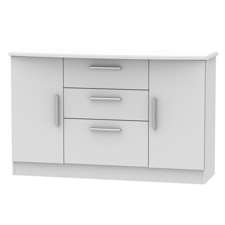 Knightsbridge Sideboard - Medium - 2 Doors - Grey