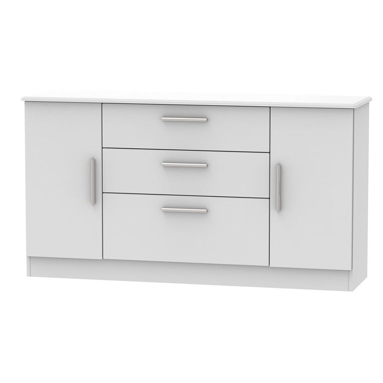 Knightsbridge Sideboard - Wide - 2 Doors - Grey