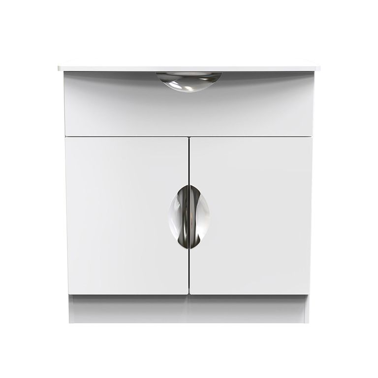 Camden Sideboard - Compact - 2 Doors - White Gloss