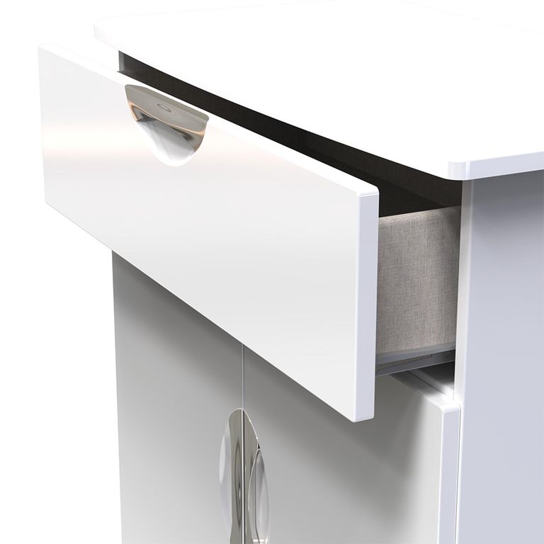 Camden Sideboard - Compact - 2 Doors - White Gloss