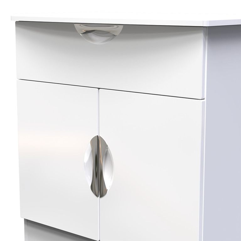Camden Sideboard - Compact - 2 Doors - White Gloss