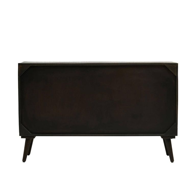 Arti Sideboard - 3 Door - 130cm - Black - Mango Wood - Medium