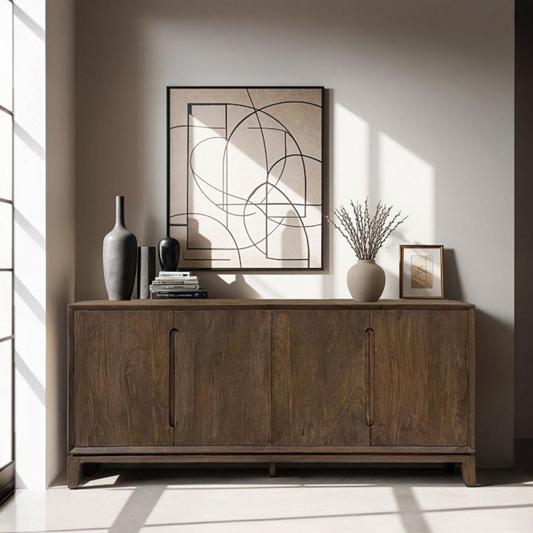 Cortez Sideboard - 4 Door - Extra Large - Brown - Mango Wood