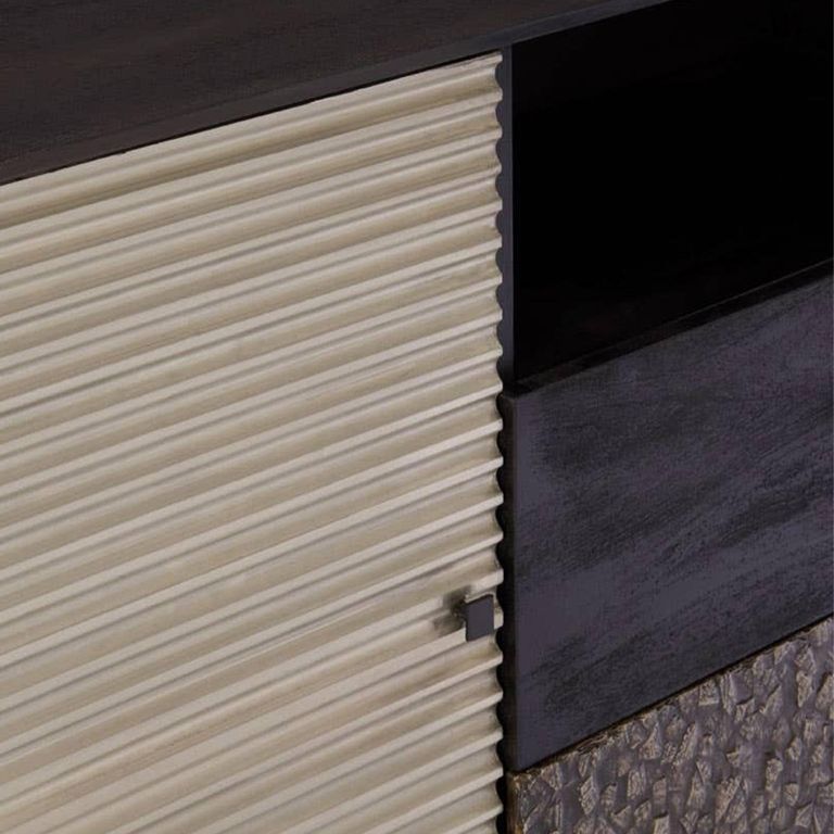 Boho Sideboard - 160cm - Large - Black Mango Wood
