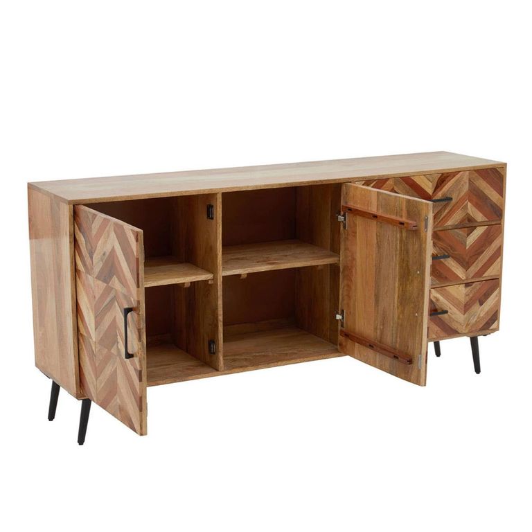 Boho Sideboard - 2 Door - Large - 170cm - Mango Wood