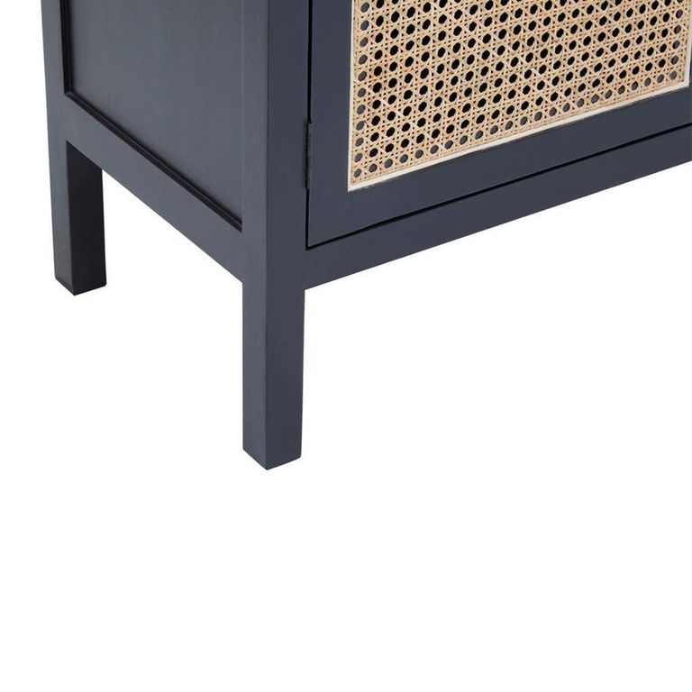 Corso Sideboard - 3 Door - Medium - Black Birchwood - 150cm