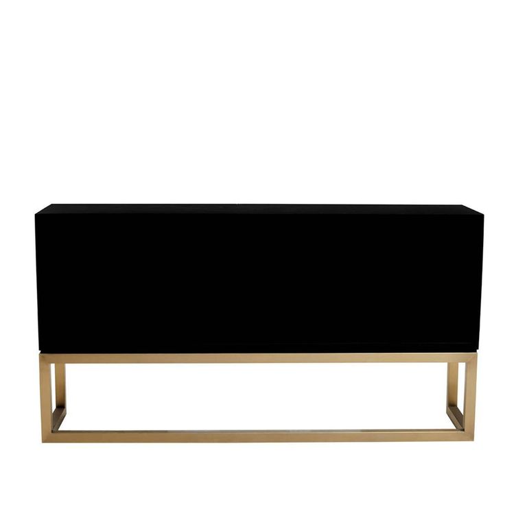 Dumas Sideboard - 4 Door - Large - Black and White - 170cm