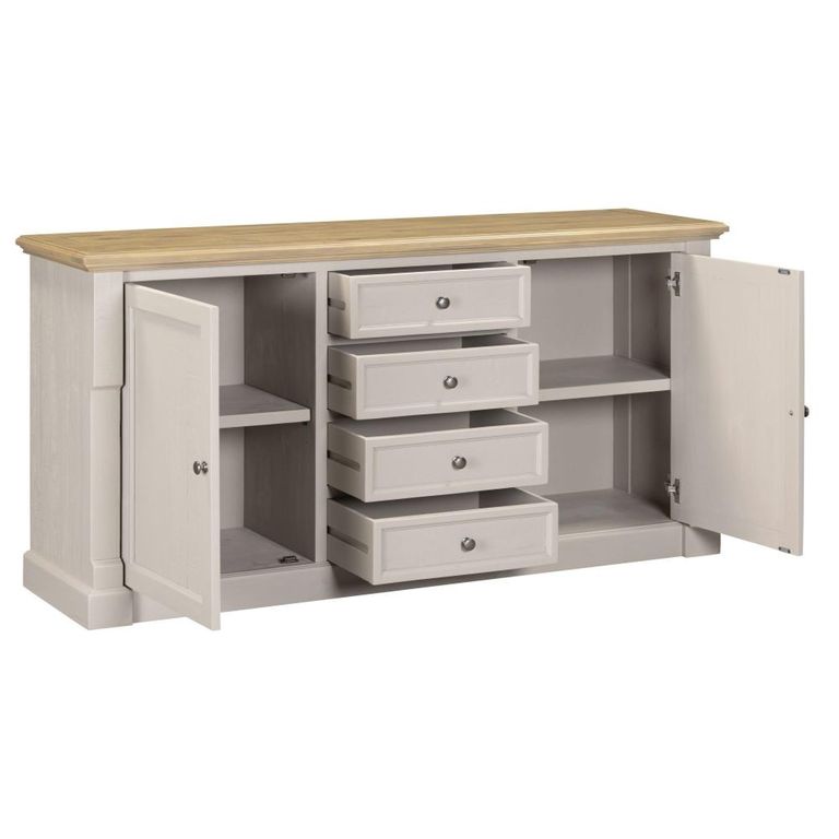 Chateau Sideboard - Large - Grey Painted - Pine