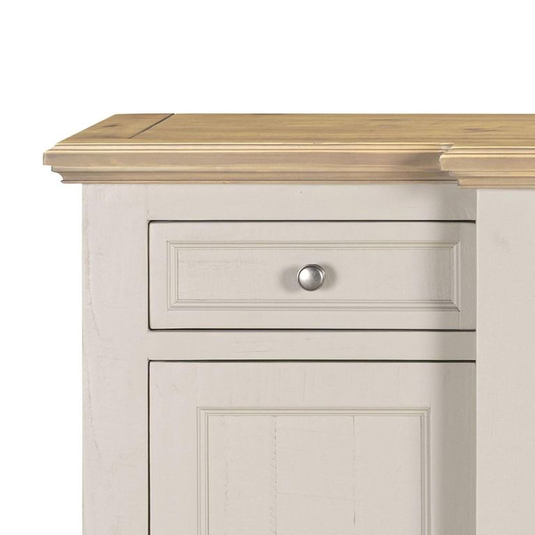 Chateau Sideboard - 4 Door - Large - Grey Painted - Pine